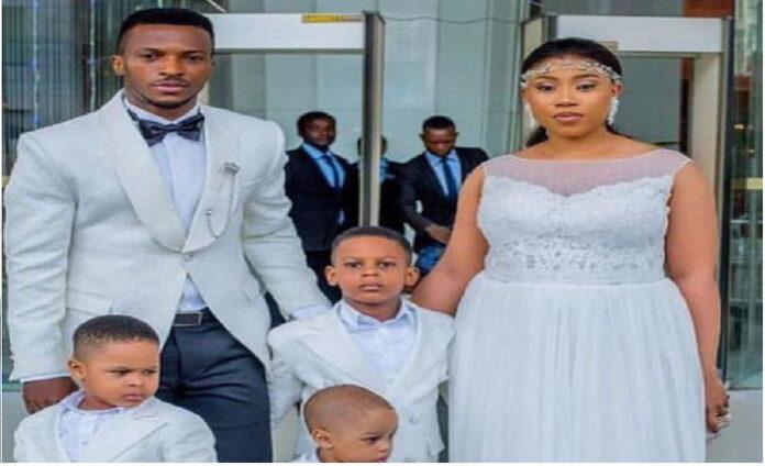 Nigerian striker Olarenwaju Kayode and his estranged wife