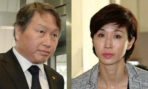 Chey Tae-won and Roh So-young (Credit: Korean News)