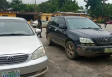 Driver gives testimony in church with stolen vehicle