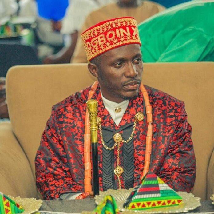 Paramount ruler (Amananaowei) of Ogboinbiri Community, Ben Okosughe