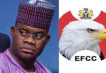 EFCC Declares Yahaya Bello a Fugitive, Orders Arrest on Sight