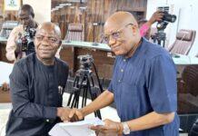 Sam Olumekun assumes duties as INEC’s Acting Chairman