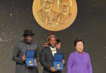 ‘It belongs to every Nigerian’ — Jonathan receives Sunhak Peace Prize in South Korea