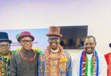 Bayelsa Monarch Calls for Unity, Transparency as INC Presidential Aspirant Visits Council