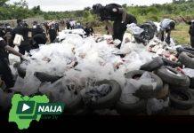 LIBERIA DESTROYS 4.2 METRIC TONNES OF COCAINE WORTH $336M IN LARGEST DRUG BUST