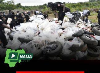 LIBERIA DESTROYS 4.2 METRIC TONNES OF COCAINE WORTH $336M IN LARGEST DRUG BUST