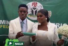 TIKTOK STARS PELLER AND JARVIS HOLD CIVIL WEDDING AHEAD OF AUGUST WHITE WEDDING