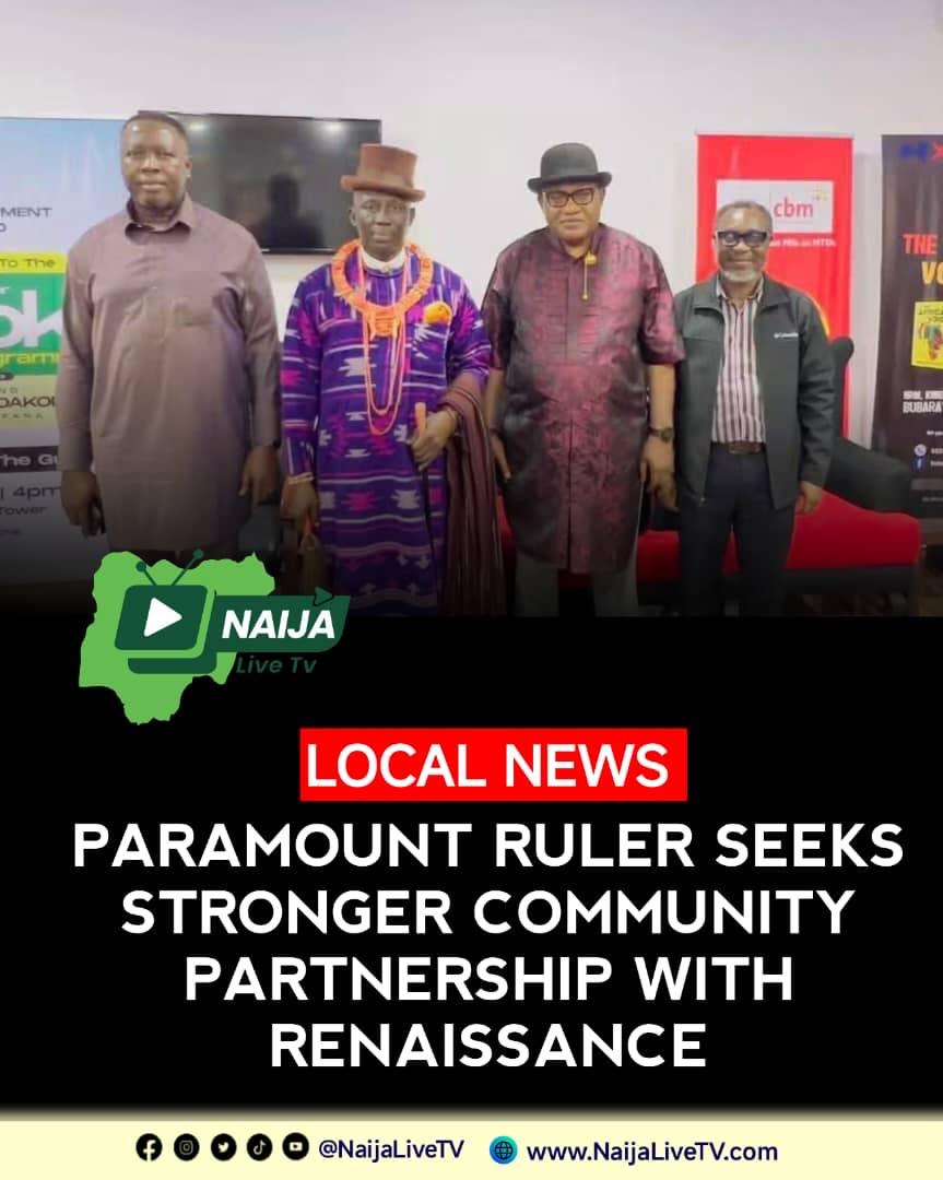 KING DAKOLO URGES RENAISSANCE AFRICA TO STRENGTHEN TIES WITH TRADITIONAL RULERS, HOST COMMUNITIES